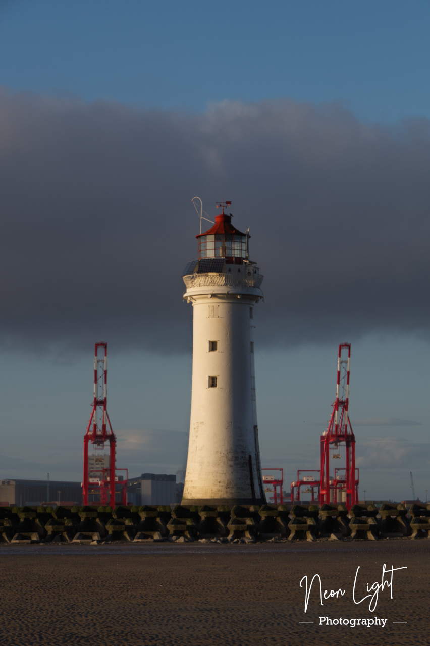 The Lighthouse And The Cranes