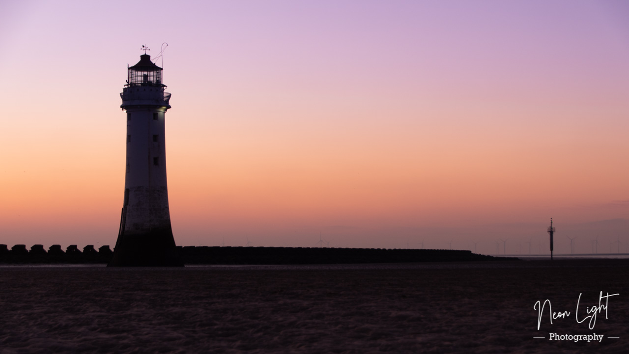 New Brighton Lighthouse Sunset