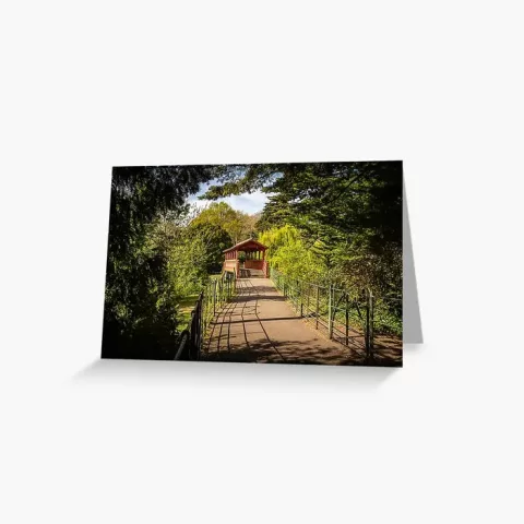 Into The Light Greetings Card