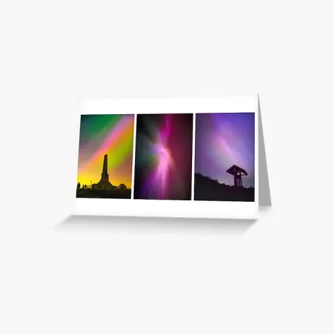 Aurora Greetings Card