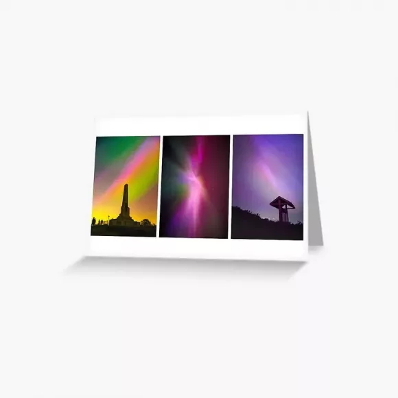 Aurora Greetings Card