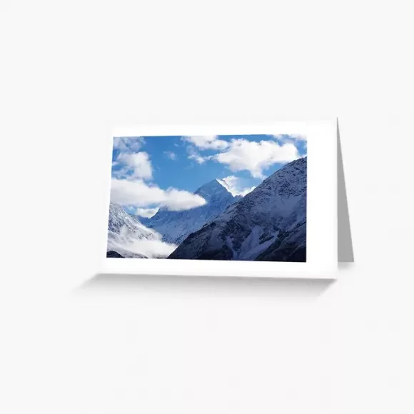 "Mount Cook" Greetings Card